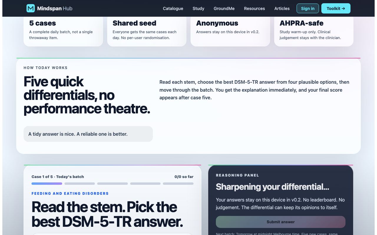 DSM Game · Daily Drop — How it works
