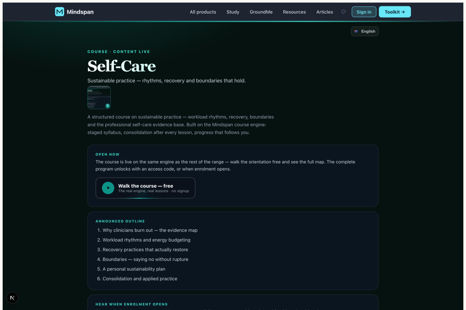 Self-Care — Reference library